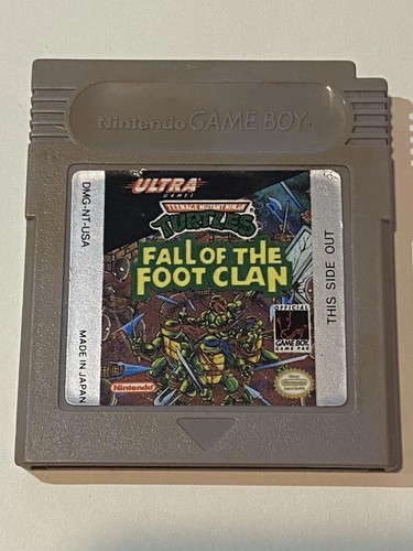 Teenage Mutant Ninja Turtles Fall of the Foot Clan Nintendo GB Game Boy - GETESTET