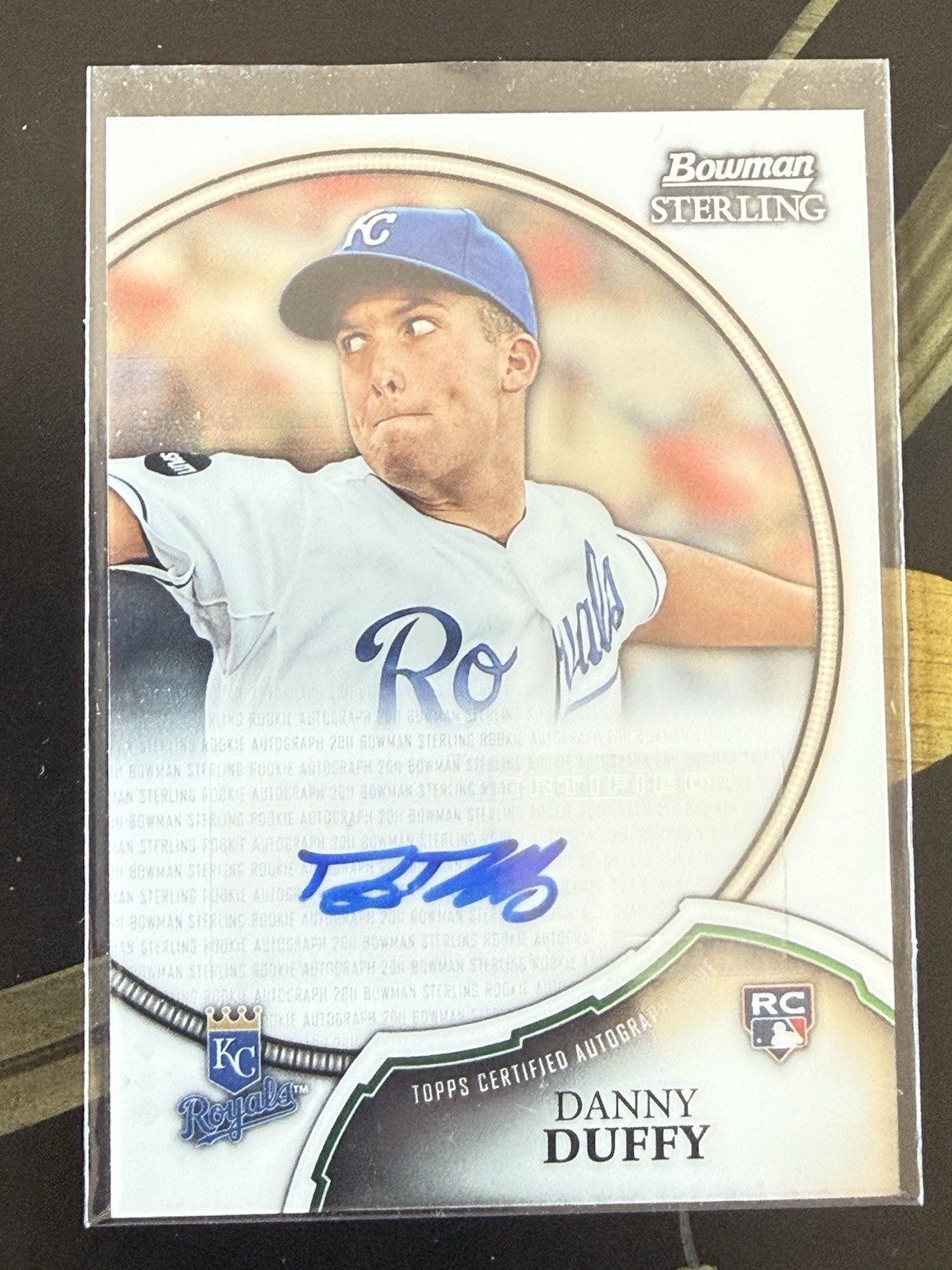 Topps 2011 Bowman Sterling Rookie Autographs Danny Duffy Auto RC #10 Royals