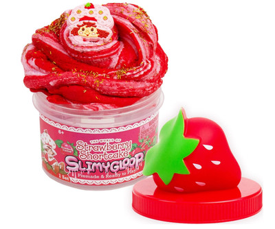 Strawberry Shortcake Scented Cloud Slime   Fluffy Fruity Birthday Party Favor