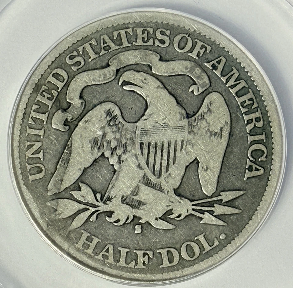 1877-S Seated Liberty Half Dollar - ANACS Good 6 - Just Graded/New Holder - Image 4 of 4