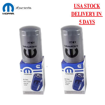#ad 2 Pack Mopar 4892339BE Oil Filter MO 339 OEM 5005778 Chrysler Dodge Jeep Ram $33.00