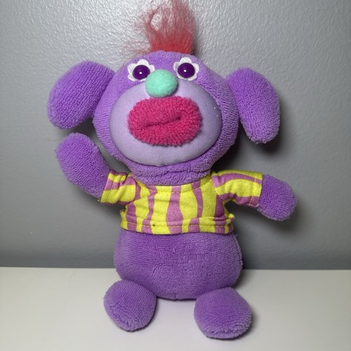 Fisher-Price Sing-A-Ma-Jig Purple Plush Toy Singamajig Working Sings Oh Susannah