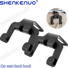 2pcs Car Seat Back Hook Car Headrest Storage Hooks Multi-purpose Car Hanger