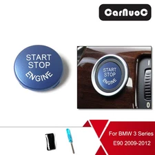 1X For BMW 3 X1-X6 E-Chassis Model Engine Start Stop Switch Button Trim Cover