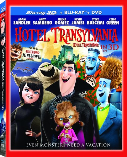 Hotel Transylvania (Blu-ray 3D + Blu-ray + DVD) - Adult blu-ray