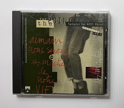 KQPT 100.5 The Point Samper For AIDS Relief CD U2 INXS Peter Gabriel Los Lobos
