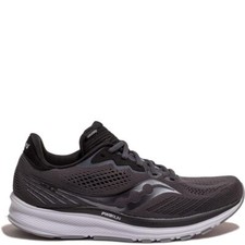 Good Saucony Women's Ride 14 Running Shoe, CHARCOAL/BLACK, 7