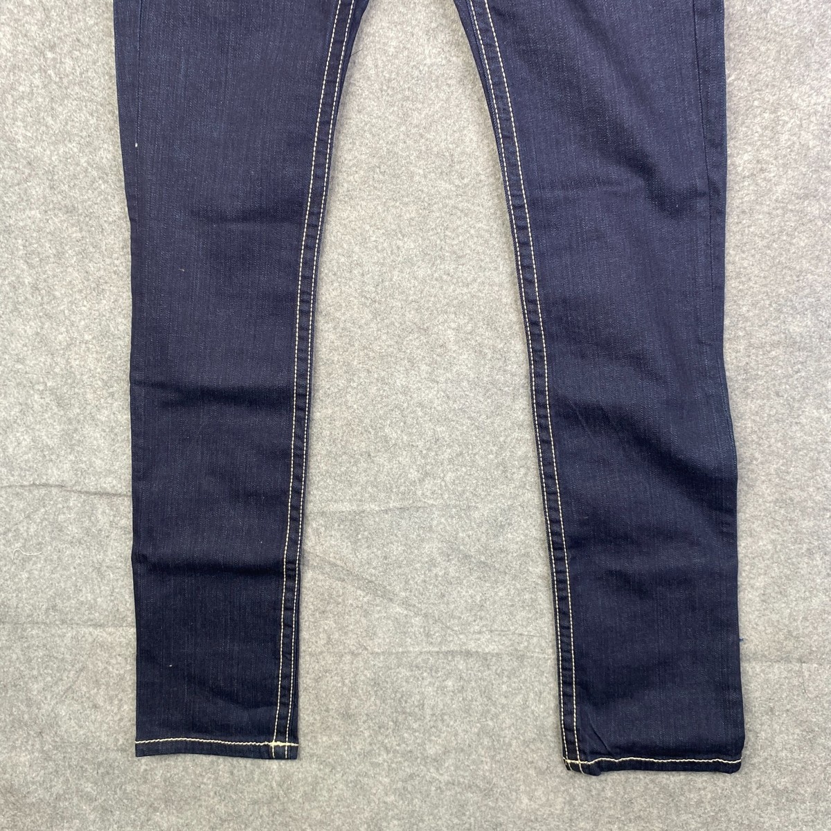 RAWKN Jeans Size 29 Skull Lightning Studs Snap Pockets Low