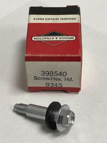 BRIGGS & STRATTON PART# 398540, REPLACEMENT SCREW AND WASHER REPLACES 692311-OEM