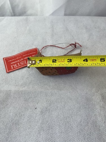Brown Bear Head Canoe Silvestri Christmas Ornament Camp Kayak Boat Paw Print - Picture 8 of 10
