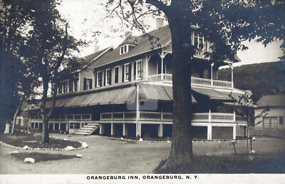 Orangeburg Inn, Orangeburg, NY New York 1906 RPPC Photo Postcard COPY