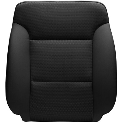 Driver Top Cloth Seat Cover - Jet Black (Fits 2015 Chevrolet Suburban LS, 2015