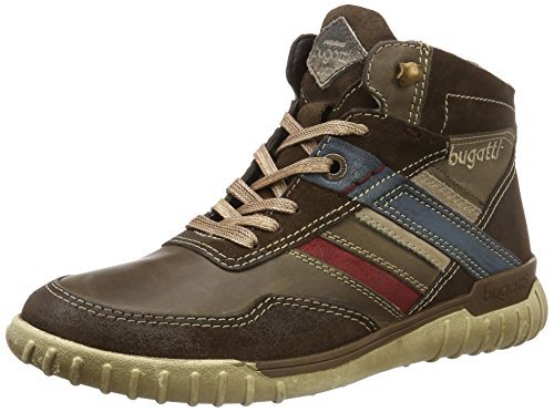 eu bugatti k273983 scarpe da ginnastica alte uomo (dunkelbraun)