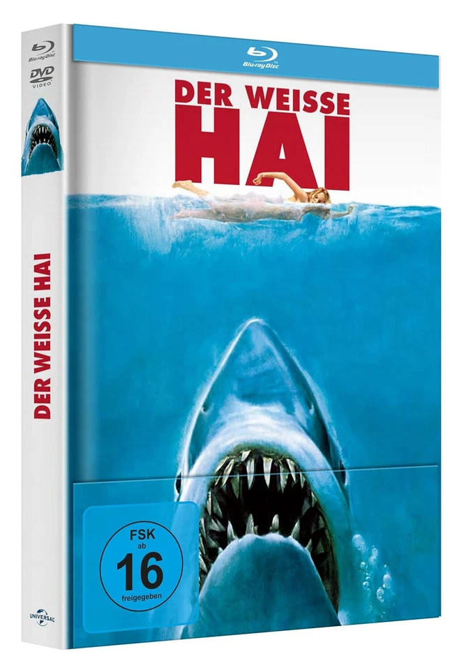 Der weisse Hai Mediabook Edition 2 Blu Ray Box NEU & OVP - Bild 1 von 1