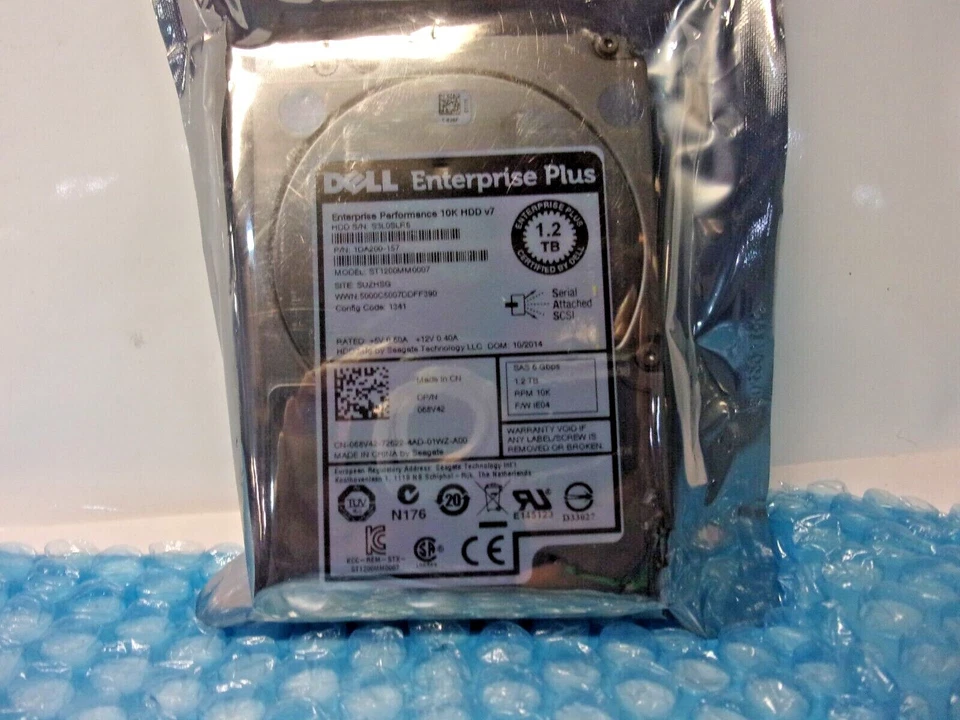 Dell Enterprise Plus ST1200MM007 1.2TB 2.5" SAS 10K Hard Drive 068V42 - Image 2 of 4
