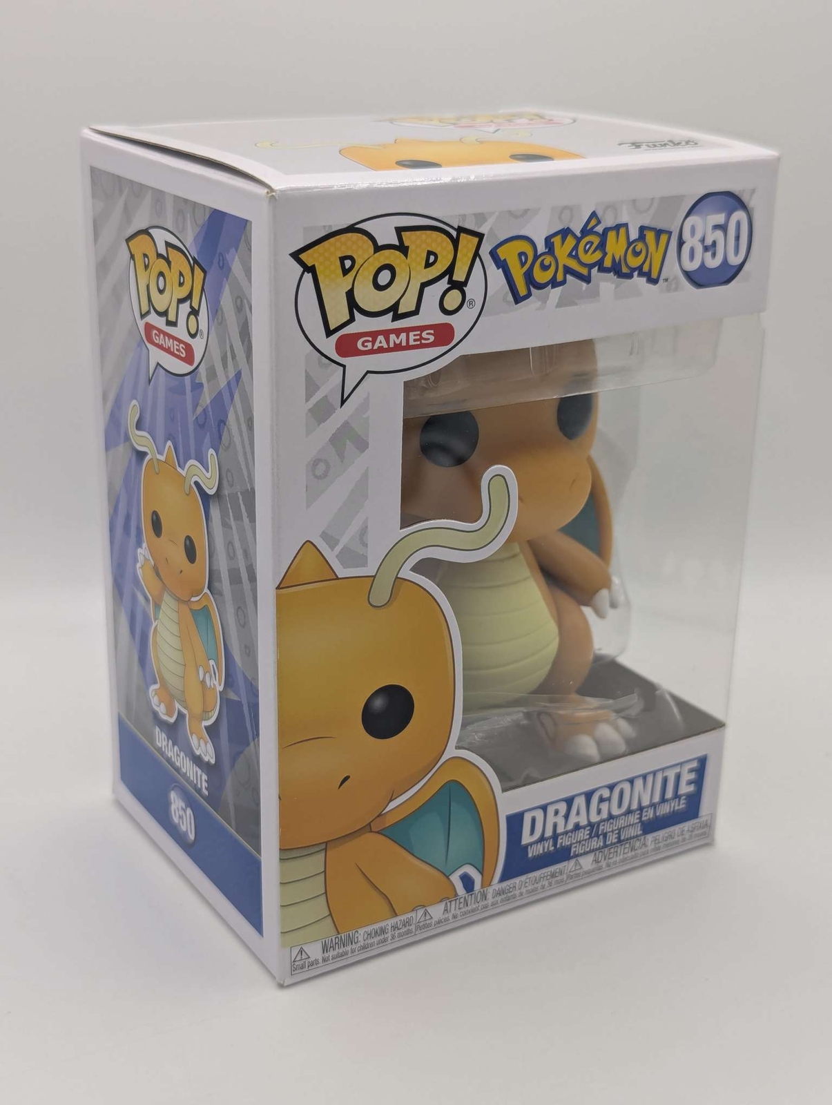 Caja Dañada | Dragonite | Pokemon | Juegos Funko Pop #850