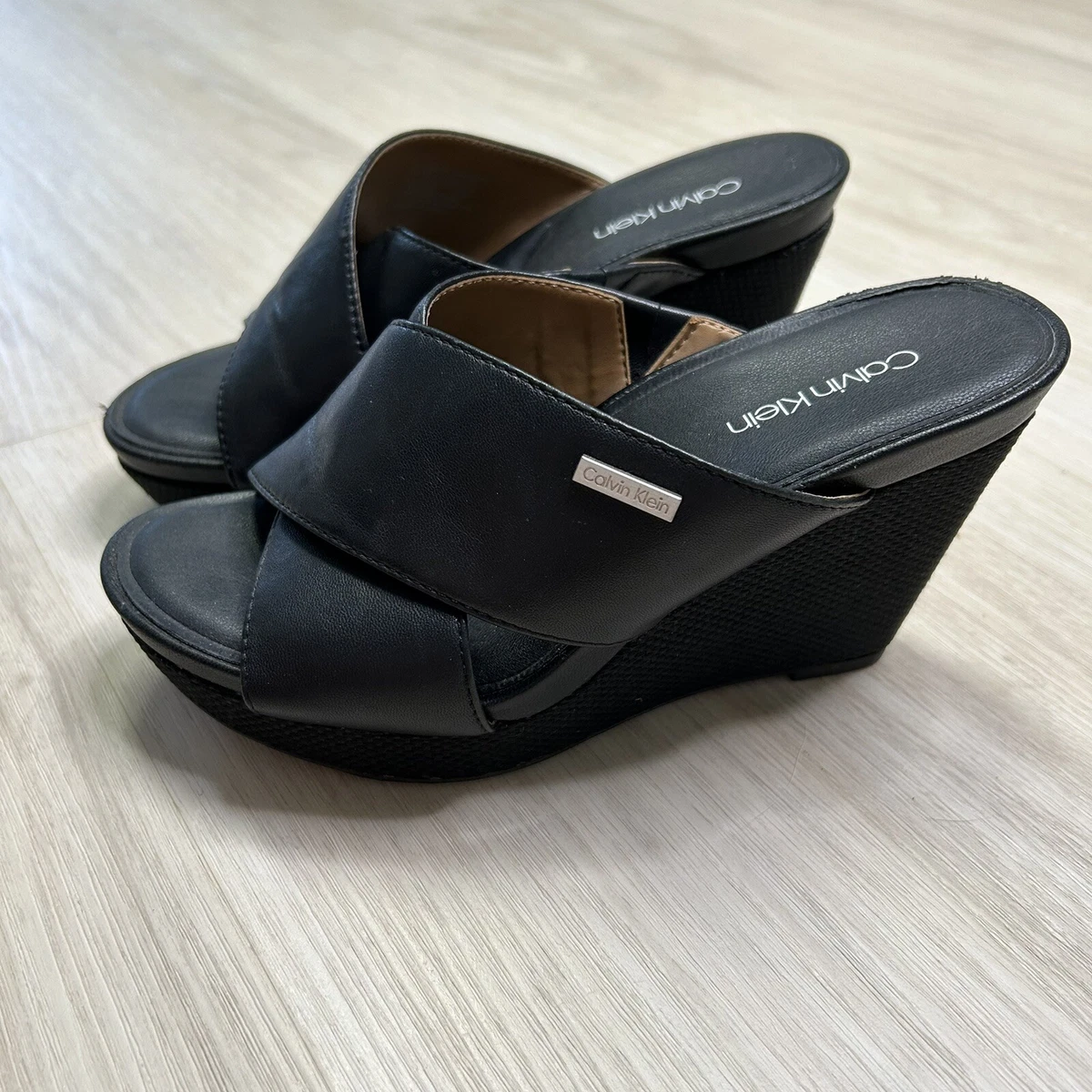 Calvin klein jacolyn wedge deals