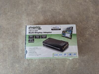 PLUGABLE UGA165 USB 2.0 UGA HDMI / DVI / VGA ADAPTER FOR MONITORS ULB2-23