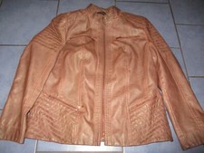 schöne Damen Leder Jacke braun SAMOON by GERRY WEBER Gr. 42 neuwertig TOP