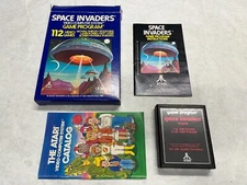Atari VCS 2600 Game Complete in Original Box 1980 Space Invaders Matching Label