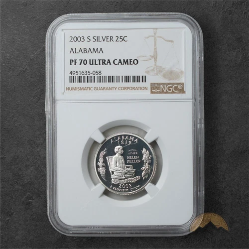 2003-S 50 State Quarters Alabama Proof — photo from another recent sale