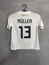 Muller Germany Jersey Home Football Soccer Shirt 2018 Adidas Young S 9-10YRS