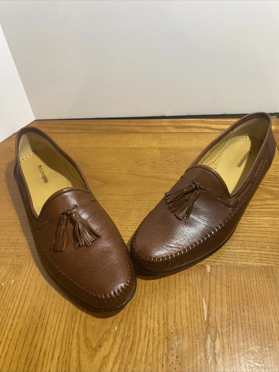 Tassel Loafer Charm: Magnanni Faleo Leather Tassel Loafer