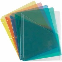 1intheoffice Divider Pockets 3-hole Punched Assorted Colors 5 Set on sale 1intheoffice Divider Pockets 3-hole Punched Assorted Colors 5 Set on sale