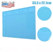 Watchmaker's Silicone Rubber Bench Mat Pad Movement Battery Repair Scratch Free