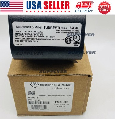 1PC NEW Honeywell FS4-3J water flow switch controller IN BOX free shipping