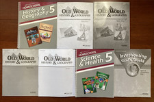 Abeka Grade 5 Christian Homeschool Curriculum...