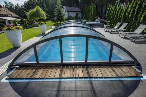 Poolüberdachung ORBIT ECO PK 8mm RAL 7016 Anthrazit L:6,47m kostenloser Versand - Bild 4 von 10