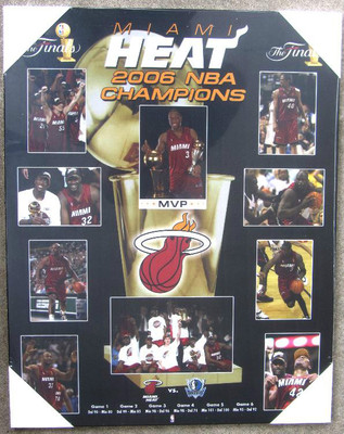 Miami Heat 2006 NBA Finals Championship Picture Plaque | eBay