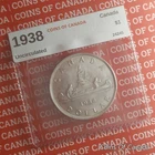 1938 Canada $1 Silver Dollar Coin Uncirculated - High Grade Coin #coinsofcanada