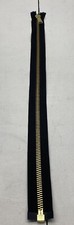 QTY 1 - Carhartt Zipper Brass Black 24.5" Replacement Zipper New