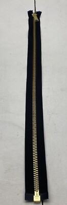 QTY 1 - Carhartt Zipper Brass Black 24.5'' Replacement Zipper New