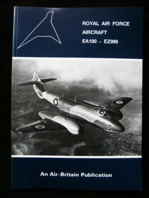 Royal Air Force Flugzeug EA100 bis EZ999 - Air Britain Publikation