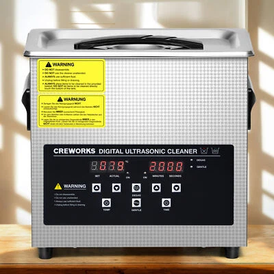 CREWORKS 3L Ultraschallreinigungsgerät Ultraschallreiniger Entgas NEU