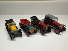 Lot of 4 Vintage Ziss Modell Diecast cars Made in W. Germany
