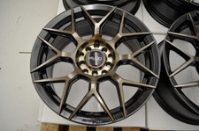 Kudo Racing Heartless 16x7 5x100 5x114.3 5x4.5 Black Wdark Bronze Wheels Rims