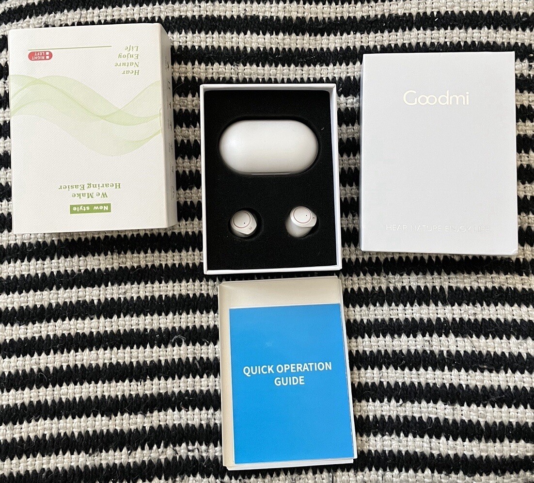 Goodmi Hearing Aids for Seniors Rechargeable with Noise Cancelling