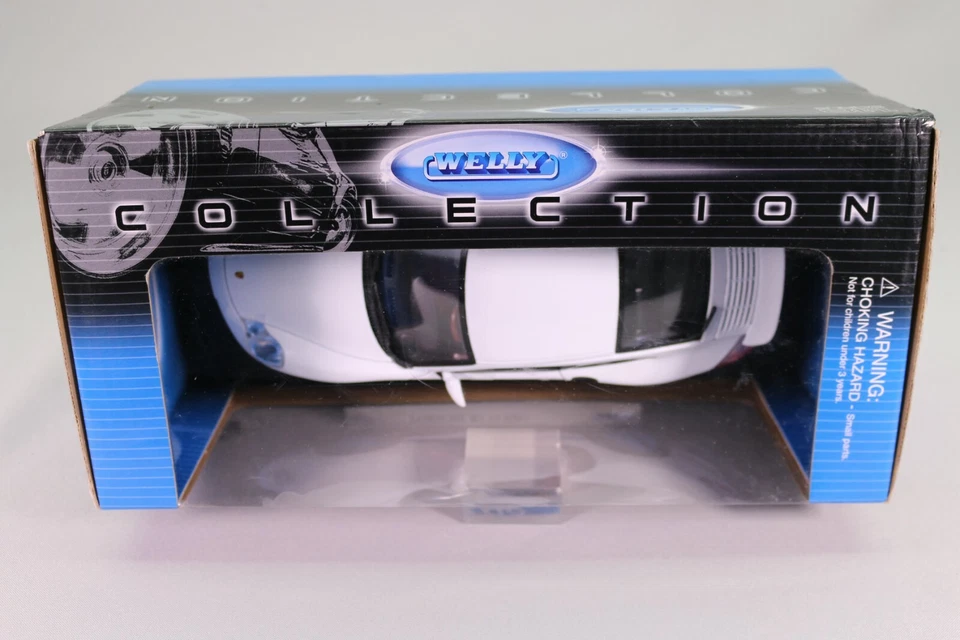 LE057 WELLY 18013S-W Voiture 1/18 1:18 Porsche 911 turbo blanche - Photo 3/4