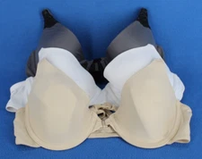 Maidenform Underwire Lined T-Shirt Bra Bundle Lot Size 34B #D4942