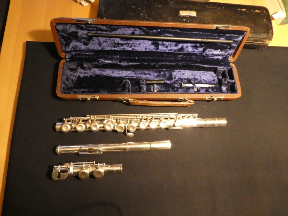 Max Mönnig Querflöte handmade Vollsilber - Bild 2 von 4