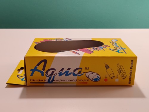 AUTHENTIC 2003 Aqua Mouse - PS/2 - Road Runner Edition -Y2K- Frutiger Aero RARE - Picture 5 of 6