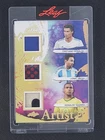 2026 Leaf Art Of Sport Artist 3 Lionel Messi Cristiano Ronaldo Nazario 1/1