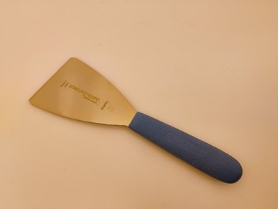 Dexter Russell USA Stiff Stainless Pot Pan Scraper 3'' Angle Blade Lt Blue S290RC