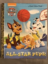 Vintage A Little Golden Book Paw Patrol All-Star Pups 2016 2504