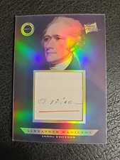 2024 Pieces of the Past 1800s Edition Alexander Hamilton Handwritten Relic #101