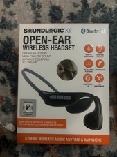 Soundlogic XT Wireless Bluetooth Headset Open-Ear, 6-Hour Playtime